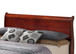 Sleigh Bed With Low Footboard