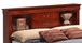 Traditional Style Bookcase Storage Bed