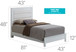 Transitional Modern Design Bed