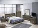 Bed With Transitional Design Stylish