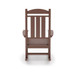 Traditional Porch Rocker Classic HDPE Poly Lumber For Porch, Patio, And Garden Comfort