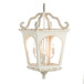 4 Light Wood Chandelier, Hanging Light Fixture With Adjustable Chain For Kitchen, Bulb Not Included - Cream White