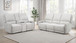 Sylmar 2-piece Chenille Power Reclining Sofa Set Dove Grey