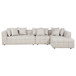 Amara 3-Piece Upholstered Sectional Sofa