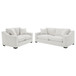 Ashlyn 2-piece Upholstered Track Arm Sofa Set Sand
