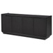Leandro 72-inch 4-door TV Stand Media Console Burnished Black