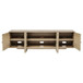 Kailani 79-inch 4-door Cane TV Stand Media Console Beige Oak