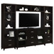 Lewes 4-piece 60-inch TV Entertainment Center Cappuccino