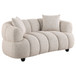 Whitney Contemporary Channel Tufted Boucle Upholstered Loveseat