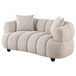 Whitney Contemporary Channel Tufted Boucle Upholstered Loveseat