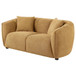 Aleisha Chenille Upholstered Loveseat Mustard Yellow