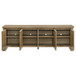 Adina 70-inch TV Stand Media Console Distressed Light Brown