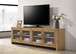 Brenham 79-inch 4-door TV Stand Media Console Washed Oak