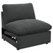 Collins Modular Power Armless Recliner Dark Grey