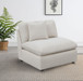 Hobson Upholstered Armless Chair Ivory