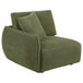 Elysia Chenille Upholstered Modular LAF Chair Green