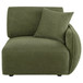 Elysia Chenille Upholstered Modular RAF Chair Green