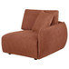Elysia Chenille Upholstered Modular RAF Chair Coral