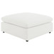 Raleigh Boucle Upholstered Ottoman Ivory
