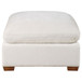 Lakeview Rectangular Upholstered Ottoman Ivory