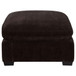 Lakeview Rectangular Upholstered Ottoman Dark Chocolate