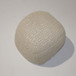 Semi Rounded Pouf, Cable Knitted, Perfect Seating