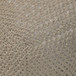 Semi Rounded Pouf, Cable Knitted, Perfect Seating