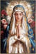 Sacred Bloom I Hand-Embellished Canvas In Frame - Blue / Ivory