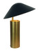 Sculpted Glow Metal Accent Lamp (Set of 2) - Brushed Gold / Matte Black