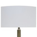 Golden Brilliance Metal & Seeded Crystal Floor Lamp With Night Light - Matte Golden Bronze