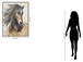 Windborne Stallion Hand-Embellished Canvas In Frame - Brown / Ivory