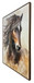 Windborne Stallion Hand-Embellished Canvas In Frame - Brown / Ivory