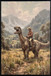 Jurassic Trail I Textured Canvas In Frame - Black / Brown