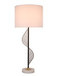 Spiral Radiance II Metal & Marble Table Lamp (Set of 2) - Matte Black / White