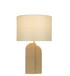 Sculpted Sandstone Ceramic Table Lamp (Set of 2) - Natural Rock