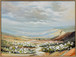 Wildflower Valley Hand-Embellished Canvas In Frame - Light Natural Wood / Blue-Gray