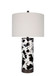 Painted Plains PU Leather & Metal Table Lamp (Set of 2) - Cowhide / Oil Rubbed Bronze