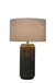 Ribbed Essence Ceramic Table Lamp (Set of 2) - Ribbed Stonewash