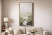 Verdant Passage I Hand-Painted Canvas In Frame - Black / Green