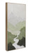 Verdant Passage I Hand-Painted Canvas In Frame - Black / Green