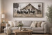 Barnside Watch Hand-Embellished Canvas In Frame - Brown / Black