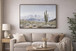 Sonoran Vista I Hand-Embellished Canvas In Frame - Brown / Blue