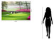 Misty Fairway Bridge Tempered Glass - Green / Pink