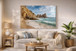 Golden Shoreline Tempered Glass - Blue / Brown