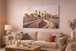 Minneapolis Neon Highways Tempered Glass With Foil - Gold / Gray