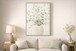 Soft Grove II Hand-Embellished Canvas In Frame - Ivory / Sage