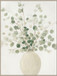 Soft Grove I Hand-Embellished Canvas In Frame - Sage / Ivory
