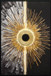 Solar Divide I Hand-Embellished LED Canvas In Frame - Black / White