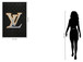 Luminous Monogram Hand-Embellished LED Canvas In Frame - Black / Silver
