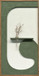 Verdant Niche I Hand-Painted LED Art In Frame - Sage / Ivory